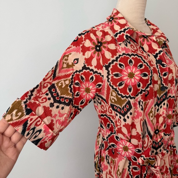 ✨ ZARA The Alessi Dress Bold Floral Maxi NWT Size L ✨ - Picture 5 of 13